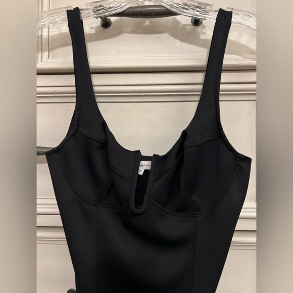 Good American Black Bodysuit - Size 2